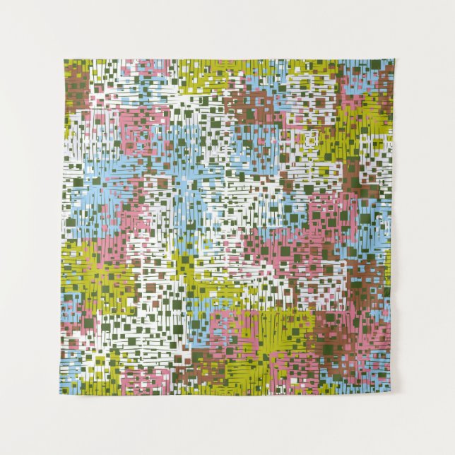 Tapiz Abstract seamless pattern. Paints of the spring la (Anverso)