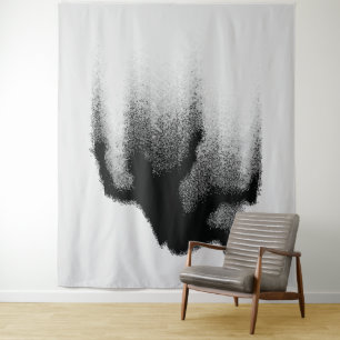 Tapiz Abstract Shadowfall: Silueta Fluida