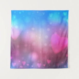 Tapiz Abstract smooth blur blue and pink background with