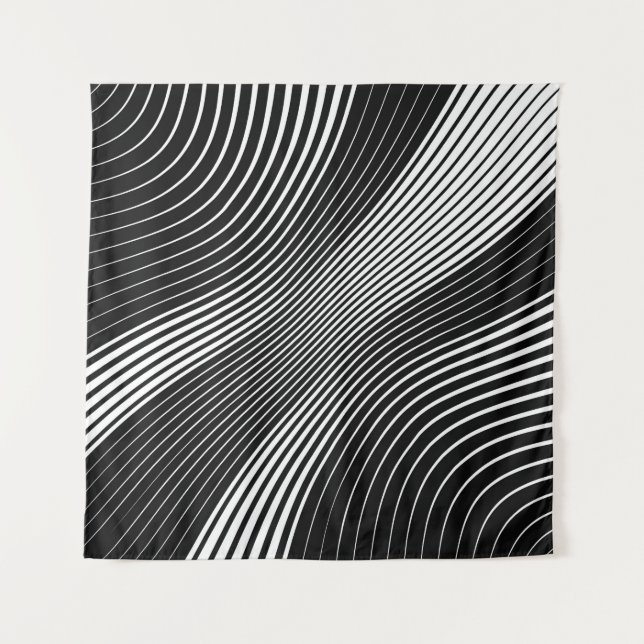 Tapiz Abstract warped Diagonal Striped Background. vinta (Anverso)