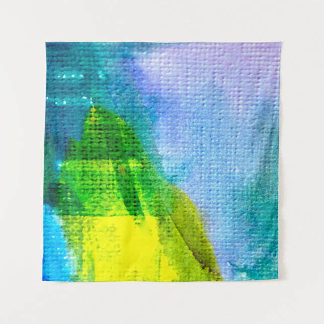 Tapiz Abstract watercolor painted backgroundabstract,acr (Anverso)