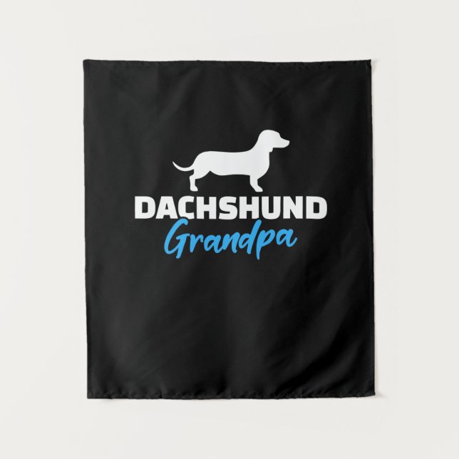 Tapiz Abuelo de Dachshund (Anverso)