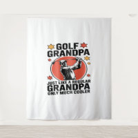 Abuelo de golf igual que un abuelo normal