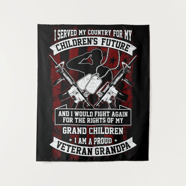 Tapiz Abuelo veterano (Anverso)