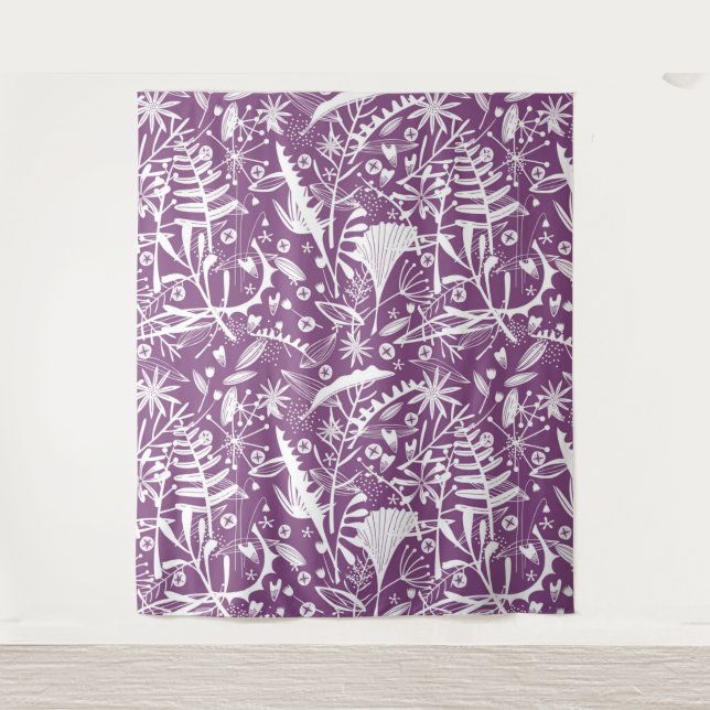 Tapiz Abundance Berry botánico (Anverso)