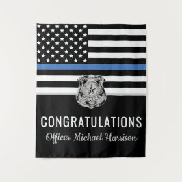 Tapiz Academia de Policía de Graduación