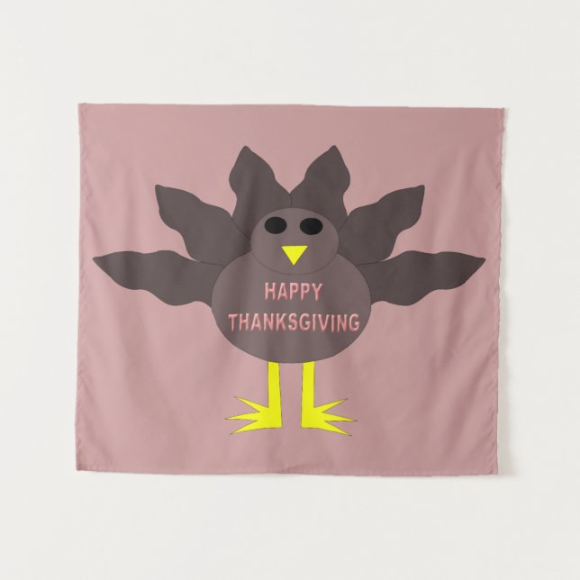 Tapiz Acción de Gracias desplomó Turquía (Anverso (horizontal))