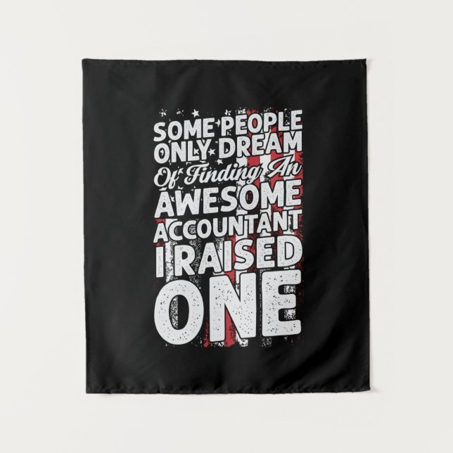 Tapiz Accountant Gift | An Awesome Accountant (Anverso)