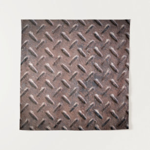 Tapiz Acero placas viejas de superficie no deslizante. a