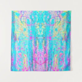 Tapiz acid colorful abstract art