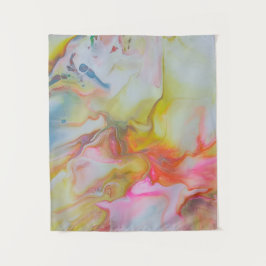 Tapiz Acrílico vertido pastel perfectamente mezclado