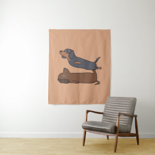 Tapiz Acroyoga Dachshund   Dachshund Lover Gift