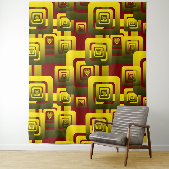 Tapiz Activate My Heart Pattern Golden (In situ)