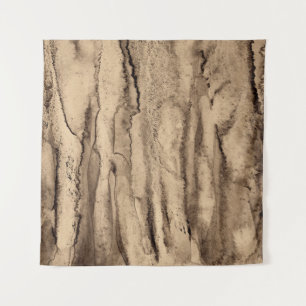 Tapiz acuarela abstracta sobre textura de papel. En Sepi