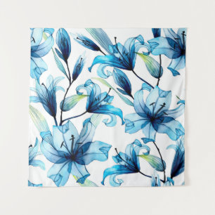 Tapiz acuarela patrón transparente