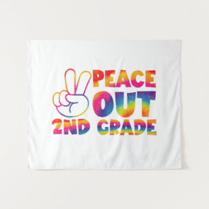 Tapiz Adiós Segundo Grado Tie Dye Último Día 2do Grado 