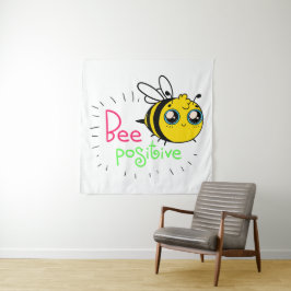 Tapiz Adorable Bee Bumble Ser Motivador Positivo