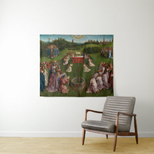 Tapiz Adoración del Cordero místico, el retablo de Gante