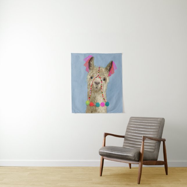 Tapiz Adorned Llama - Beige (In situ)