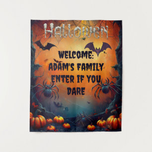 Tapiz Adorno Espeluznante de Halloween para Pared