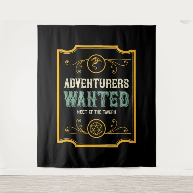 Tapiz Adventureros quieren reunirse en Tavern (Anverso)