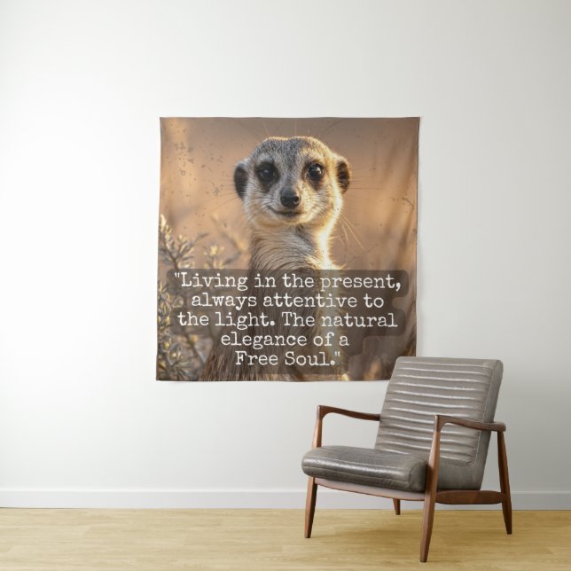 Tapiz Adventurous Meerkat Living (In situ)