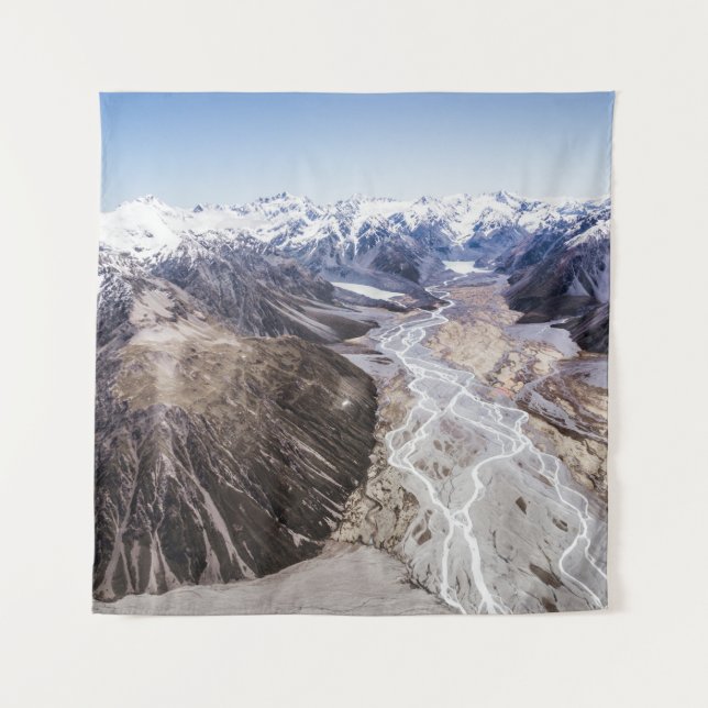 TAPIZ AERIAL VIEW OF MOUNTAIN RANGES (Anverso)