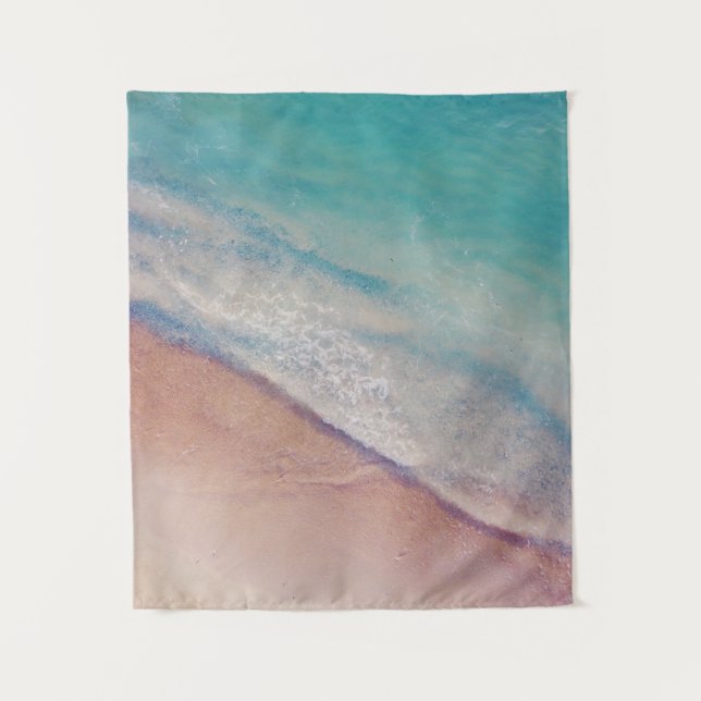 Tapiz Aerial view of seashore (Anverso)