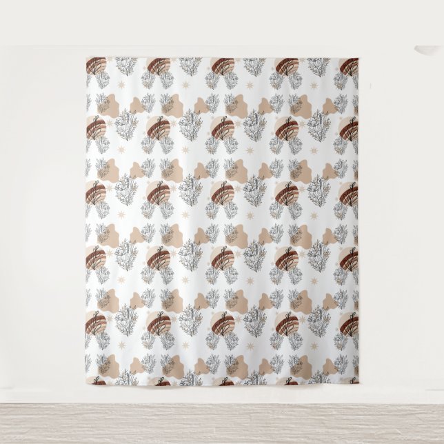 Tapiz Aesthetic Boho Wildflowers Flowers  (Anverso)