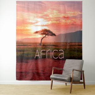 Tapiz Africa Sunset Africa