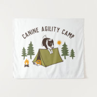 Agility Dog Cute Border Collie Camp Personalizado