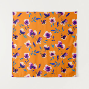 Tapiz Agradable cachorro de peonía flores violeta de ama