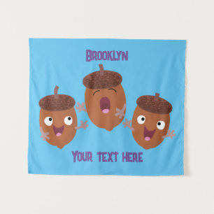 Tapiz Agradables bellotas cantando personalizado para lo