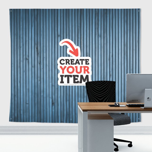 Tapiz Agrega tu logo Paneles de madera Telón de fondo Zo (Wood panels tapestry decor: add your logo or use it without logo. Add texts with the Editor Tool!)