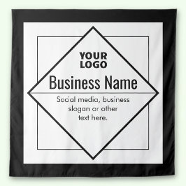 Tapiz Agregar su logotipo plantilla personalizable