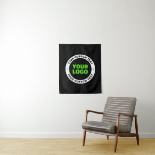 Tapiz Agregue su propio logotipo comercial o diseño carg