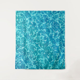Tapiz Agua de mar azul con paracaídas