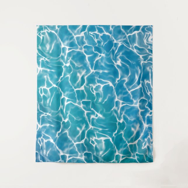 Tapiz Agua del Mar Azul* (Anverso)