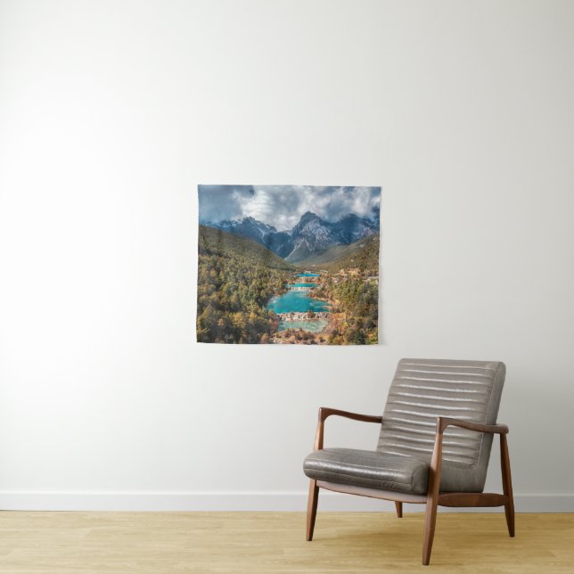 Tapiz Agua | Lago Blue Moon, China (In situ (horizontal))