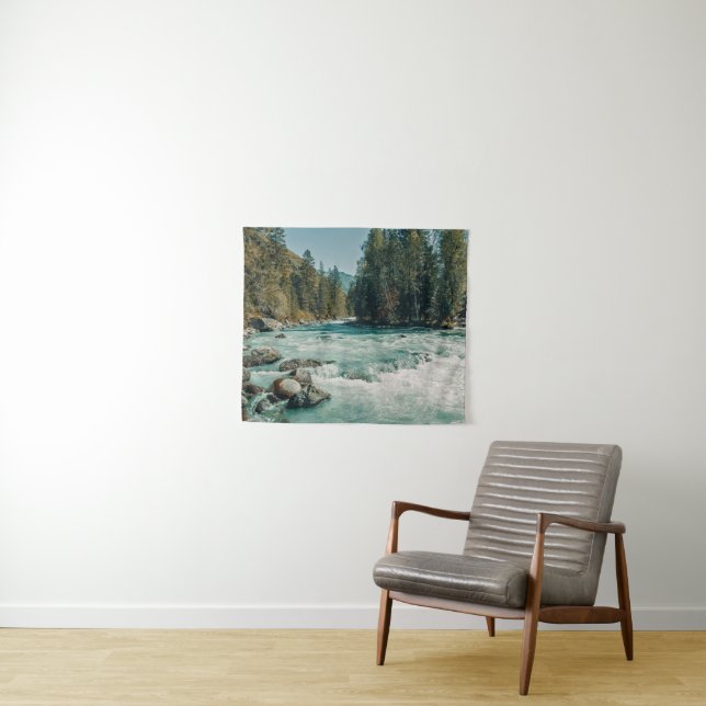 Tapiz Agua | Río Kuala, Montañas Altai (In situ (horizontal))