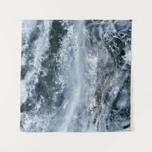 Tapiz Agua salpicada en fondo blanco