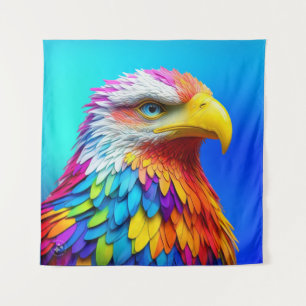 Tapiz Águila calva de color arcoiris 65456