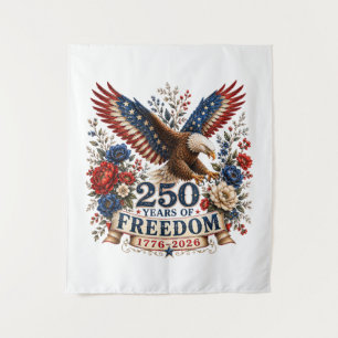 Tapiz Águila de 250 años de libertad Aniversario 250 Est