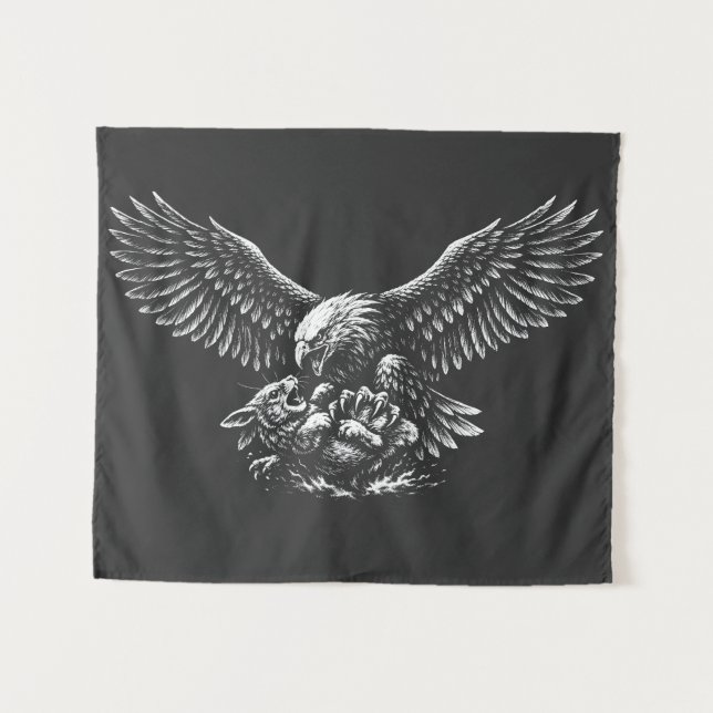 Tapiz Águila de Cenizas by BurnsInHell (Anverso (horizontal))