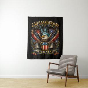 Tapiz Águila Patriótica del 250 Aniversario de Estados U