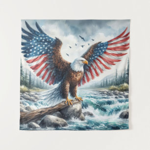 Tapiz Águila Patriótica Majestuosa