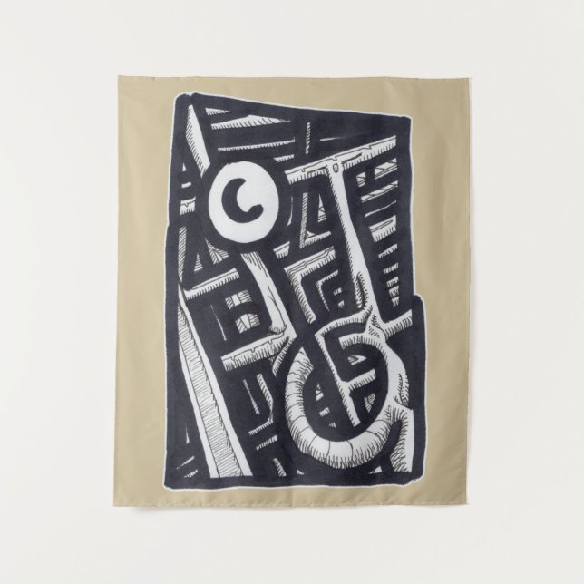 Tapiz ¿Agujero en uno? (Anverso)