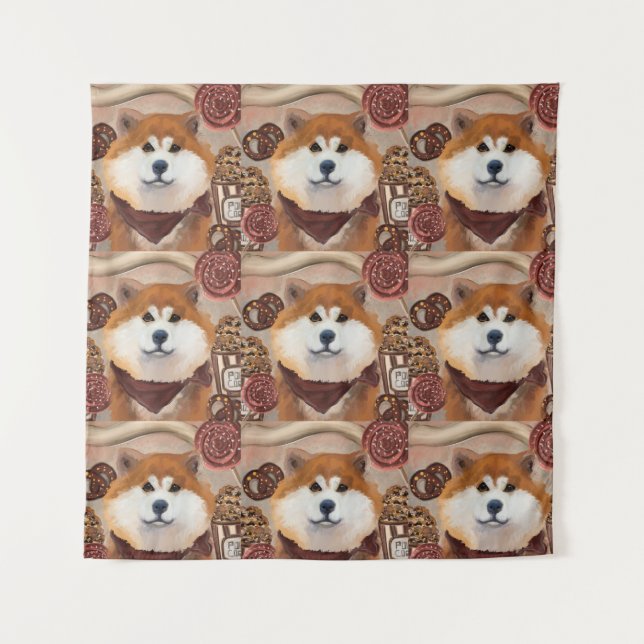TAPIZ AKITA        (Anverso)