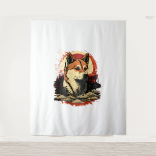 Tapiz Akita Inu Dog