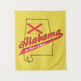 Tapiz Alabama Corazón de Dixie